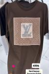LV TAŞ YAZILI TİŞÖRT Acı Kahve