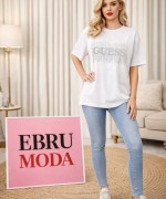 GES TAŞLI TİŞÖRT  Beyaz