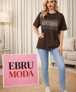 GES TAŞLI TİŞÖRT  Acı Kahve
