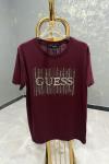 GES TAŞLI TİŞÖRT  Bordo
