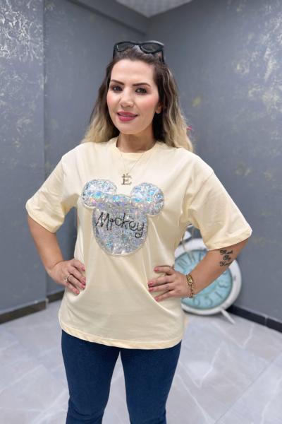 MCK HOLOGRAMLI TİŞÖRT  Sarı