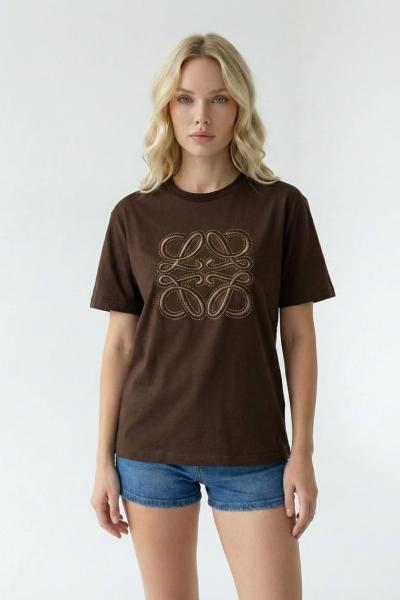 LOVE İŞLEMELİ TİŞÖRT  Acı Kahve