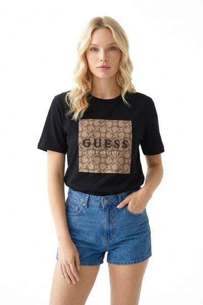 GES LOS ANGELES TİŞÖRT Siyah