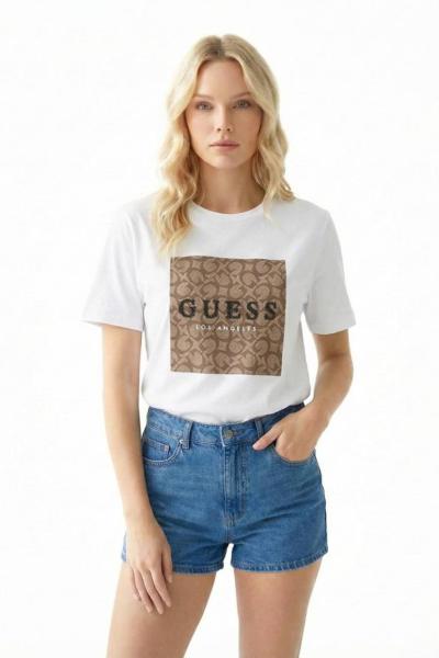 GES LOS ANGELES TİŞÖRT Beyaz