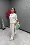 YAN GES DETAY İKİLİ TAKIM Beyaz