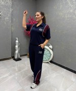 MİN POLO YAKA İKİLİ TAKIM  Lacivert