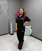 MİN POLO YAKA İKİLİ TAKIM  Siyah