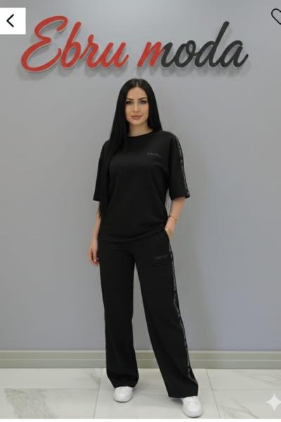 CKA DÜZ YAN ŞERİT TAKIM Siyah