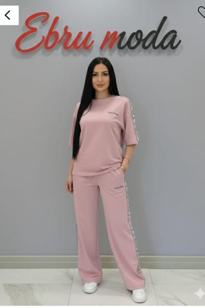 CKA DÜZ YAN ŞERİT TAKIM Pembe