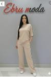 CKA DÜZ YAN ŞERİT TAKIM Bej