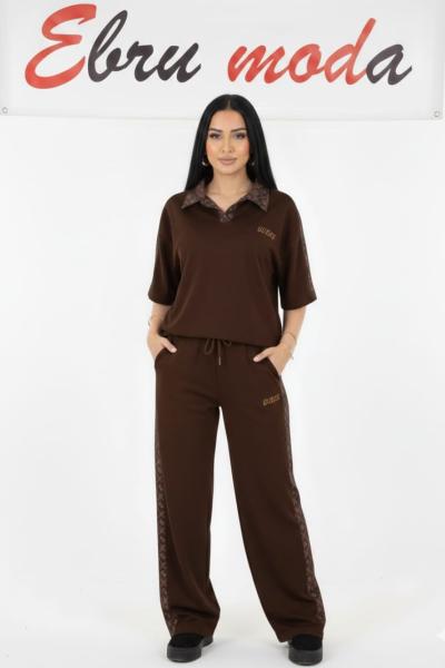 GES POLO YAKA İKİLİ TAKIM Acı Kahve