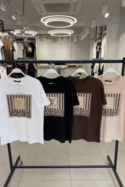 KARE DETAY LV TİŞÖRT Bej