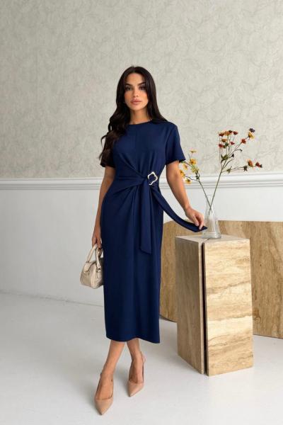 MODAL TOKA ELBİSE  Lacivert