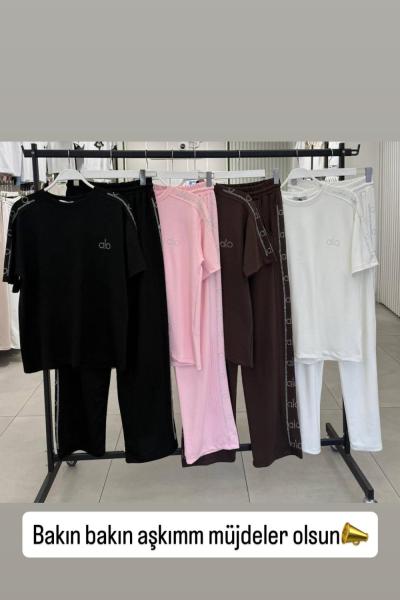 LO YANLAR TAŞLI İKİLİ TAKIM  Acı Kahve