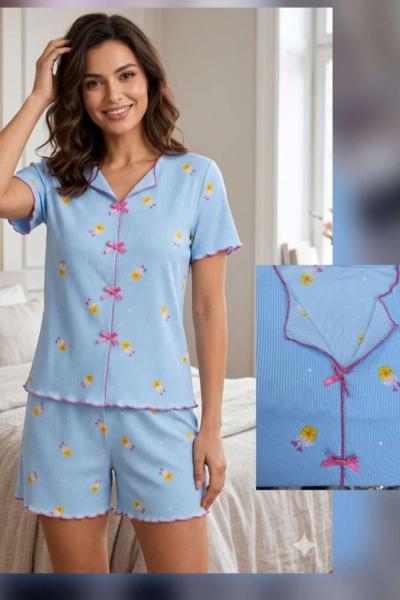 MAVİ ŞORTLU TAKIM  Mavi