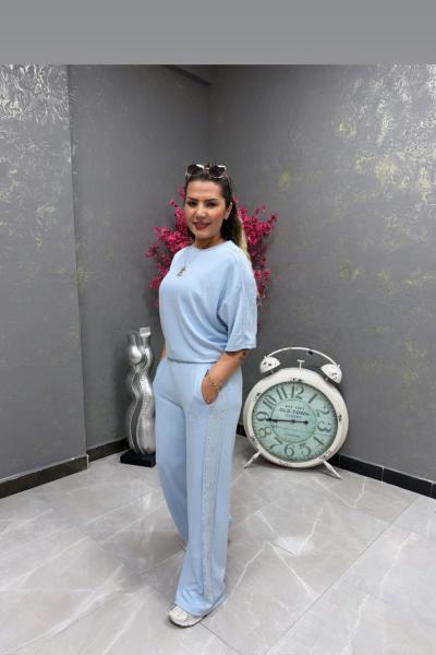 GES YANLAR TAŞ İŞLEME İKİLİ TAKIM Mavi