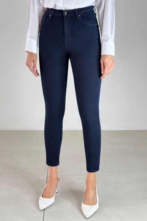 NAVY BLUE JEAN PANTOLON Lacivert
