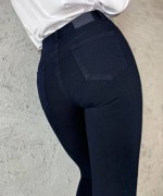 NAVY BLUE JEAN PANTOLON Lacivert
