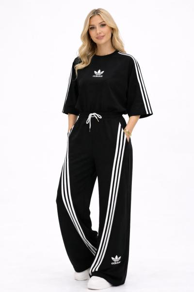 ADS PAÇA DETAYLI İKİLİ TAKIM Siyah