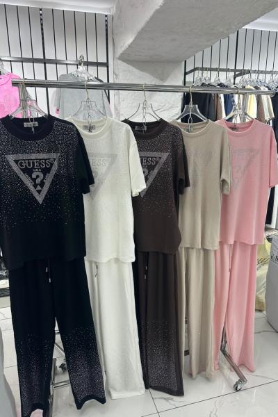 GES OMUZ VE PAÇA TAŞLI İKİLİ TAKIM Siyah