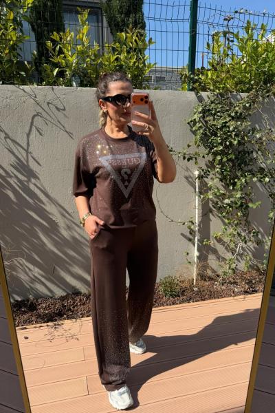 GES OMUZ VE PAÇA TAŞLI İKİLİ TAKIM  Acı Kahve