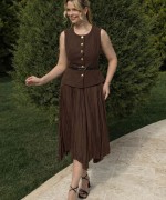 YELEKLİ ELBİSE Acı Kahve