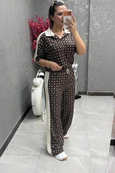 GES POLO YAKA İKİLİ TAKIM  Acı Kahve