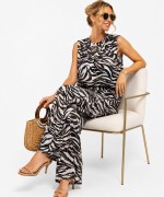 ZEBRA DESEN İKİLİ TAKIM  Beyaz