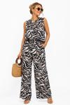 ZEBRA DESEN İKİLİ TAKIM  Beyaz