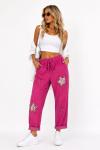 yıldızlı ithal pantolon9 Pembe