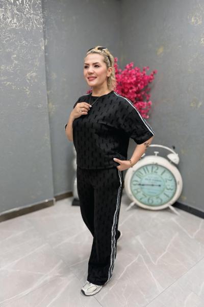 YAN DANTEL YSL İKİLİ TAKIM Siyah