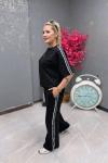 YAN DANTEL YSL İKİLİ TAKIM  Siyah