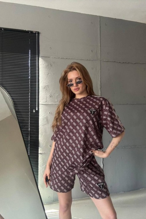 ÇOKLU GES ŞORTLU TAKIM  Acı Kahve