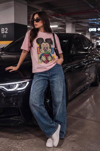 ÇİLEKLİ MCK TİŞÖRT Pembe
