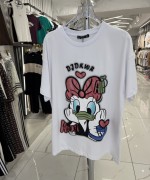 ÖRDEK BASKILI TİŞÖRT  Beyaz