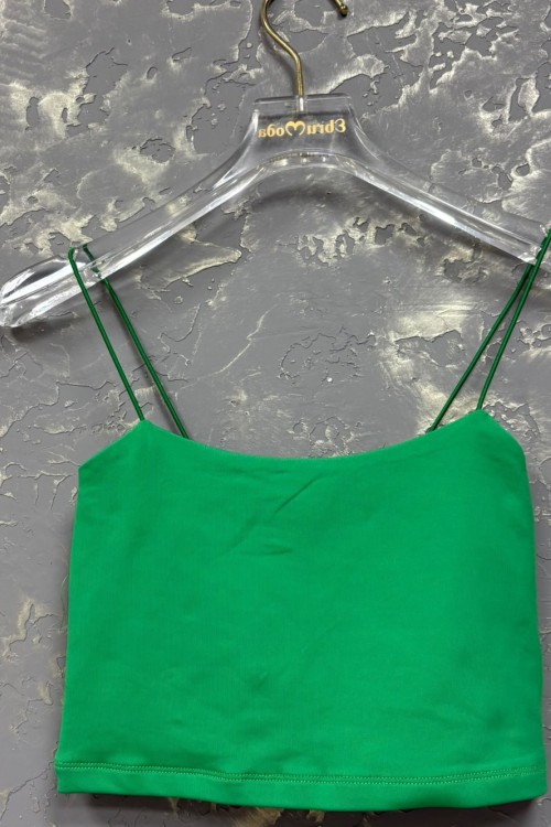 İP ASKILI CROP ATLET Yeşil