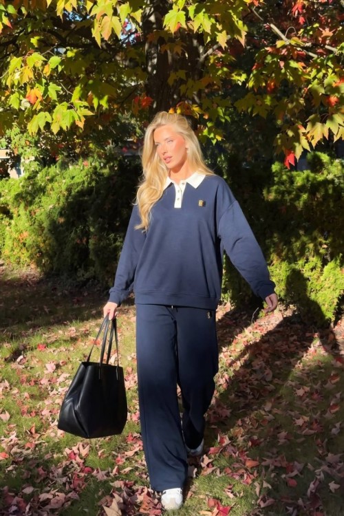 LOEWE POLO YAKA İKİLİ TAKIM  Lacivert