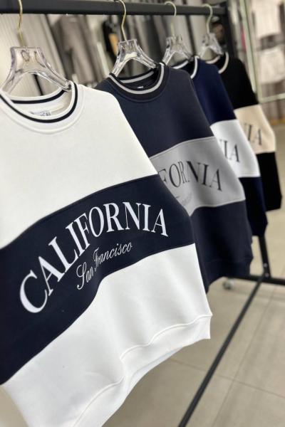 Calıfornıa Detaylı Sweatshirt  Lacivert