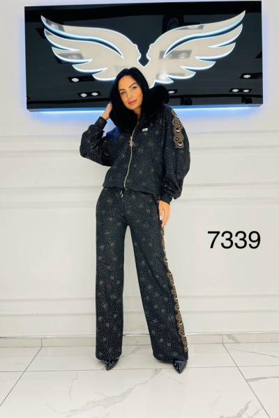 Bayan Kapşon Kürklü İkilı Takım Gold