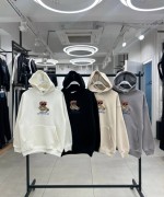 Bayan Ayıcık Detaylı Sweatshirt  Beyaz