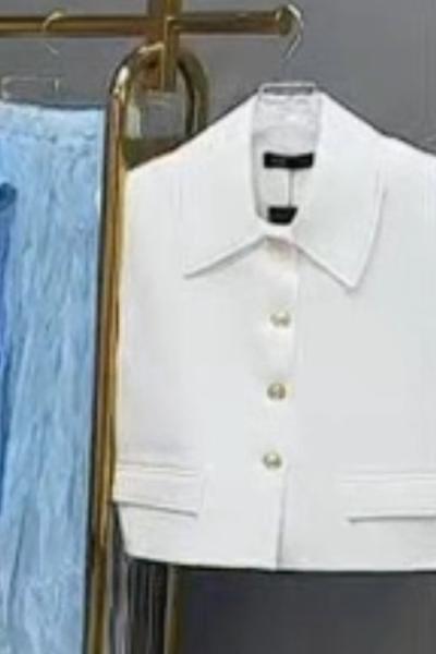 BAYAN BEBE MODERN YELEK Beyaz