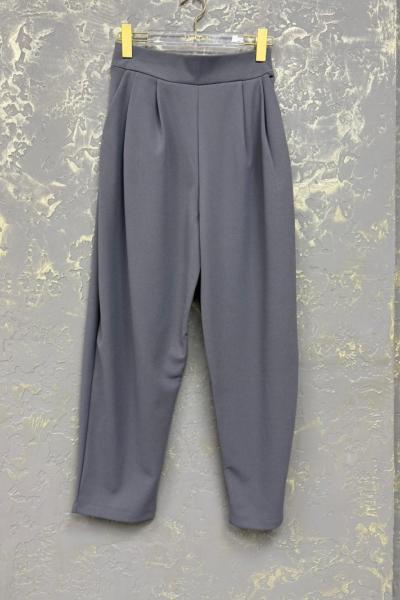 BAYAN BEL PİLELİ HAVUÇ PANTOLON  Antrasit