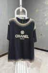 BAYAN CHANEL PARİS YAZILI TİŞÖRT Antrasit