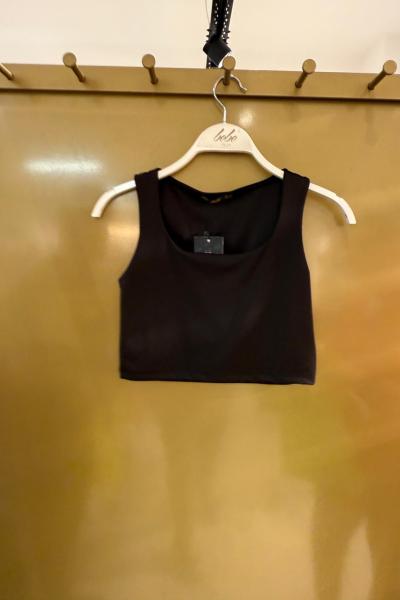 BAYAN CROP ATLET Siyah