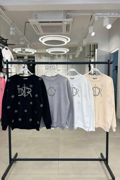 Bayan Dio Sweatshirt  Beyaz