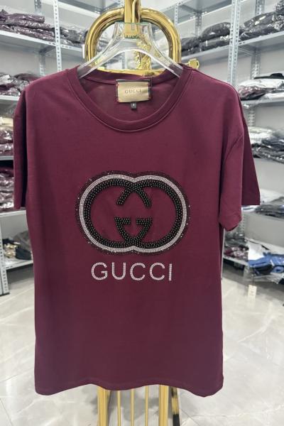 Bayan Guc Tişört Bordo