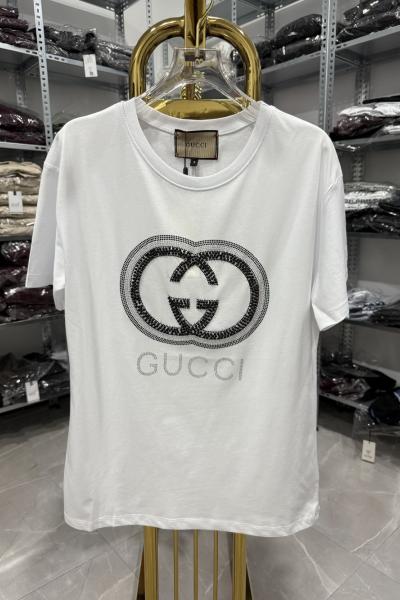Bayan Gucci Tişört Beyaz