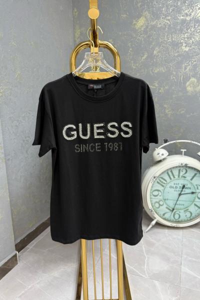 BAYAN GES 1981 YAZILI TİŞÖRT  Siyah