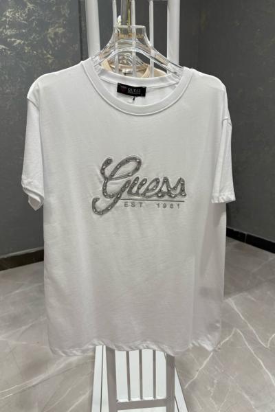 BAYAN GES 1981 YAZILI TİŞÖRT Beyaz