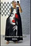 BAYAN GÜL  DETAY TASARIM ELBİSE  Siyah